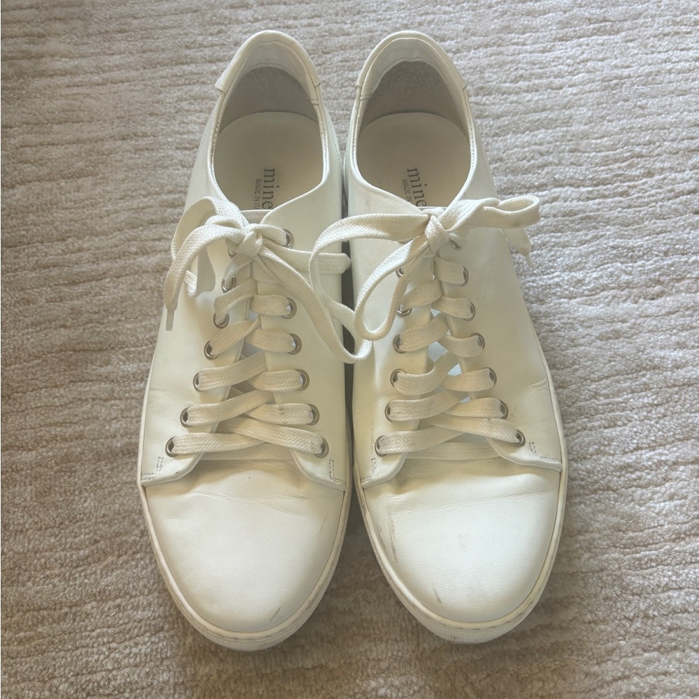 Minelli Made In Italy White Sneaker Mens 42